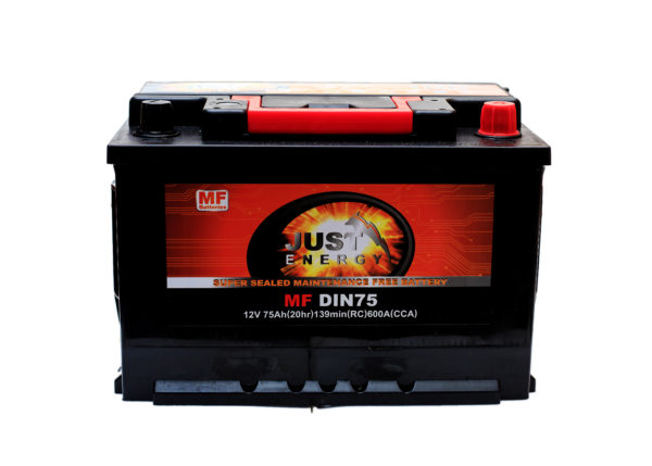 JUST CAR BATTERY 75Ah/12V