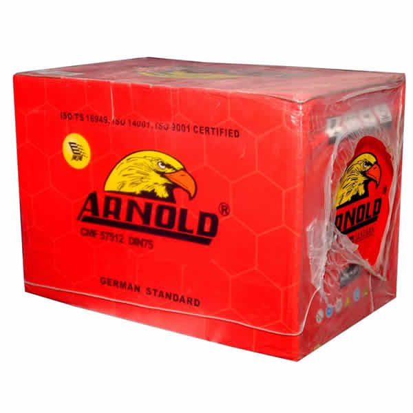 Arnold Battery 75Ah/12V Car Battery